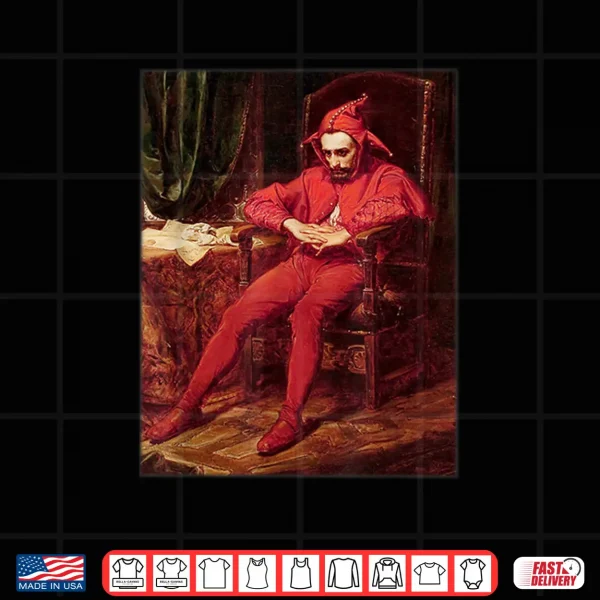 Jester 'Stanczyk' Painting By Jan Matejko 1862 Shirt 4 Design Jester Stanczyk Painting by Jan Matejko 1862 Shirt