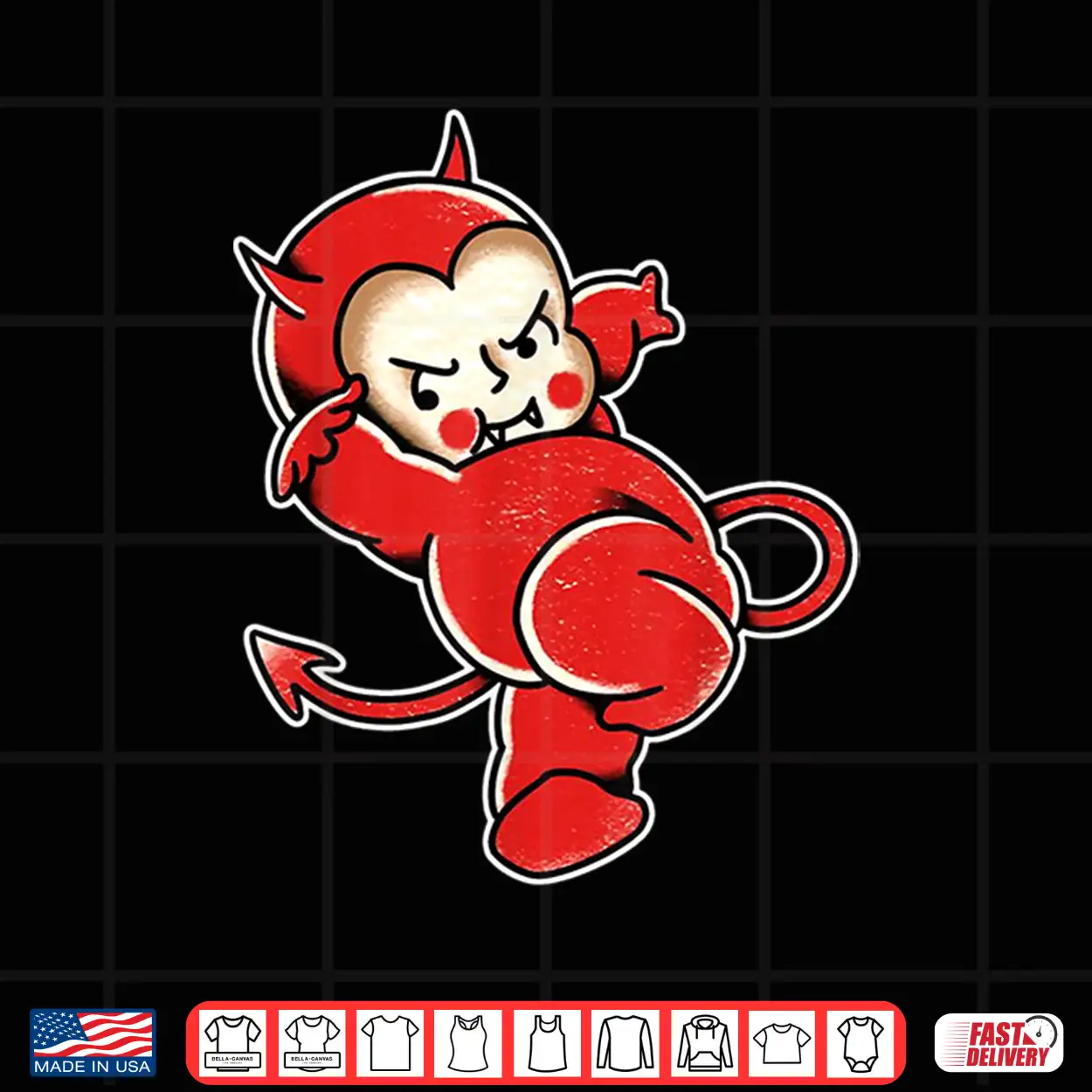 Kewpie Baby Devil Demon Horns Tattoo Shirt Kewpie Baby Devil Demon Horns Tattoo Shirt