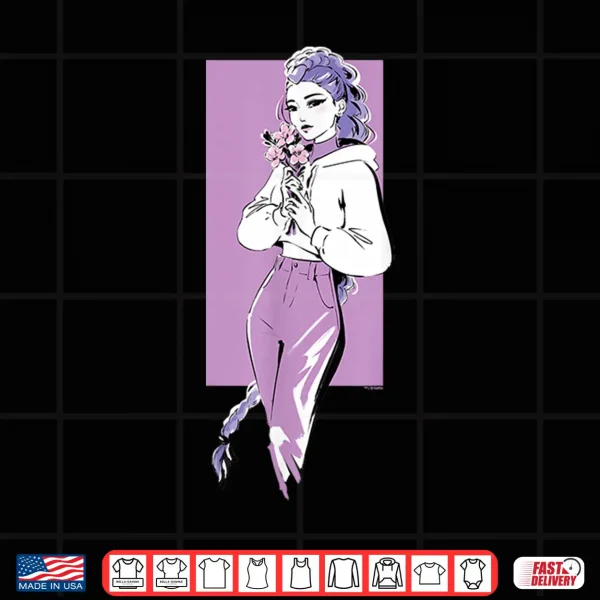 Design Kpop Demon Hunters Spring Ink Rumi Officially Licensed Shirt