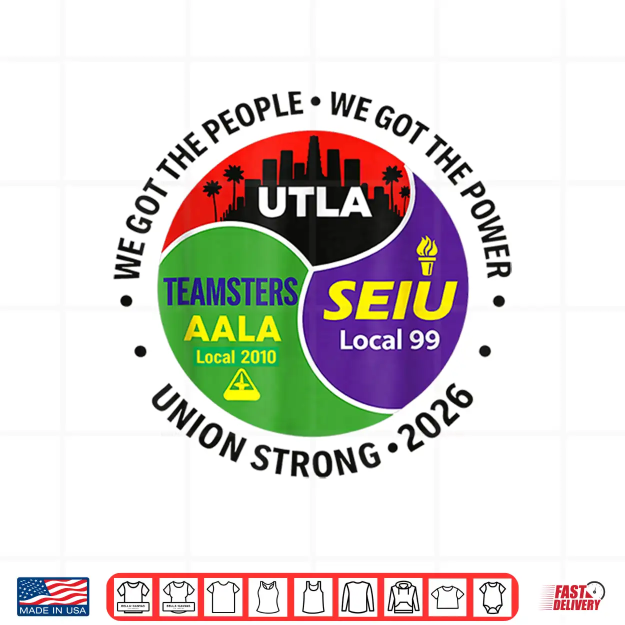 Labor Movement Utla Seiu Aala We Got The People Shirt Labor Movement Utla Seiu Aala We Got The People Shirt