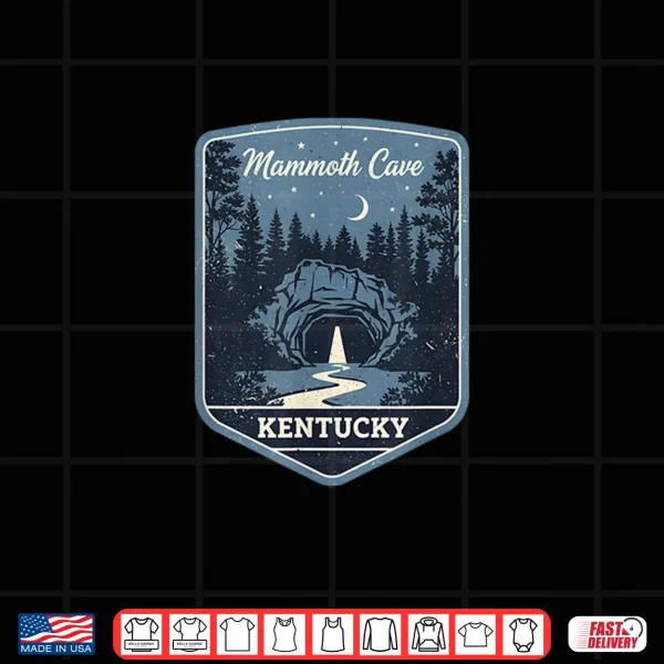 Design Mammoth Cave Kentucky National Park Hiking Adventure Nature Shirt