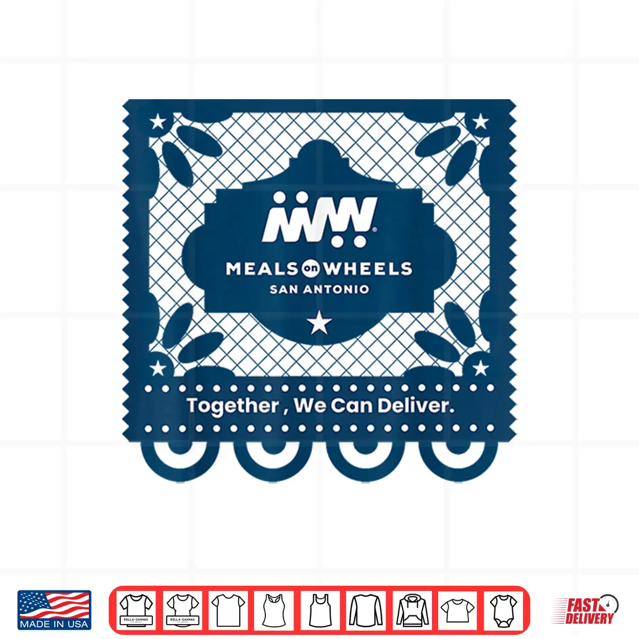 Meals On Wheels Fiesta Logo Shirt Meals On Wheels Fiesta Logo Shirt