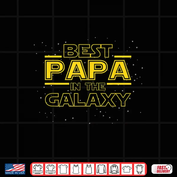 Mens Best Papa Galaxy Shirt Birthday Father'S Day Gift For Papa Shirt 4 Design Mens Best Papa Galaxy Shirt Birthday Fathers Day Gift for Papa Shirt