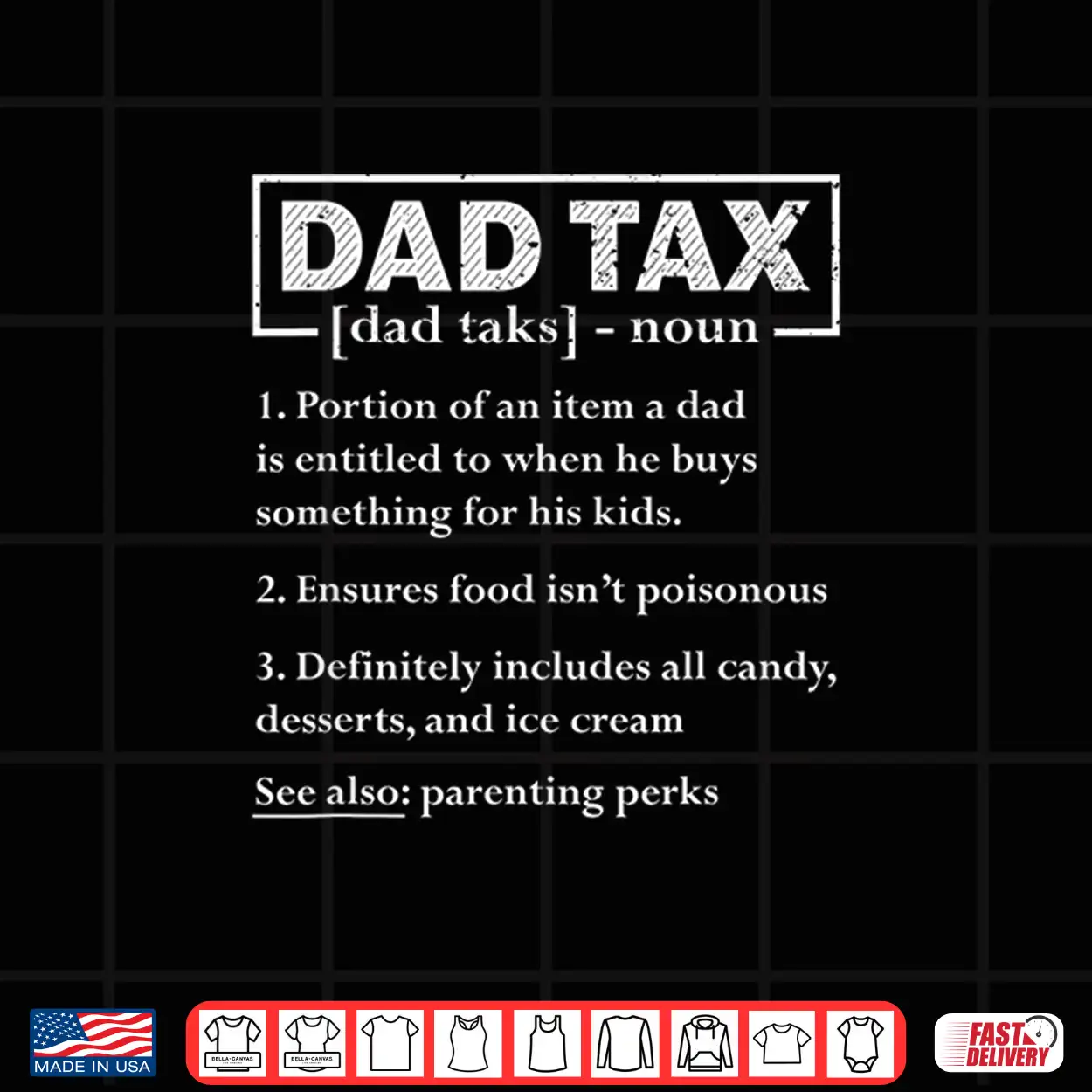 Mens Dad Tax Funny Dad Tax Definition Father’S Day Shirt Mens Dad Tax Funny Dad Tax Definition Father’S Day Shirt