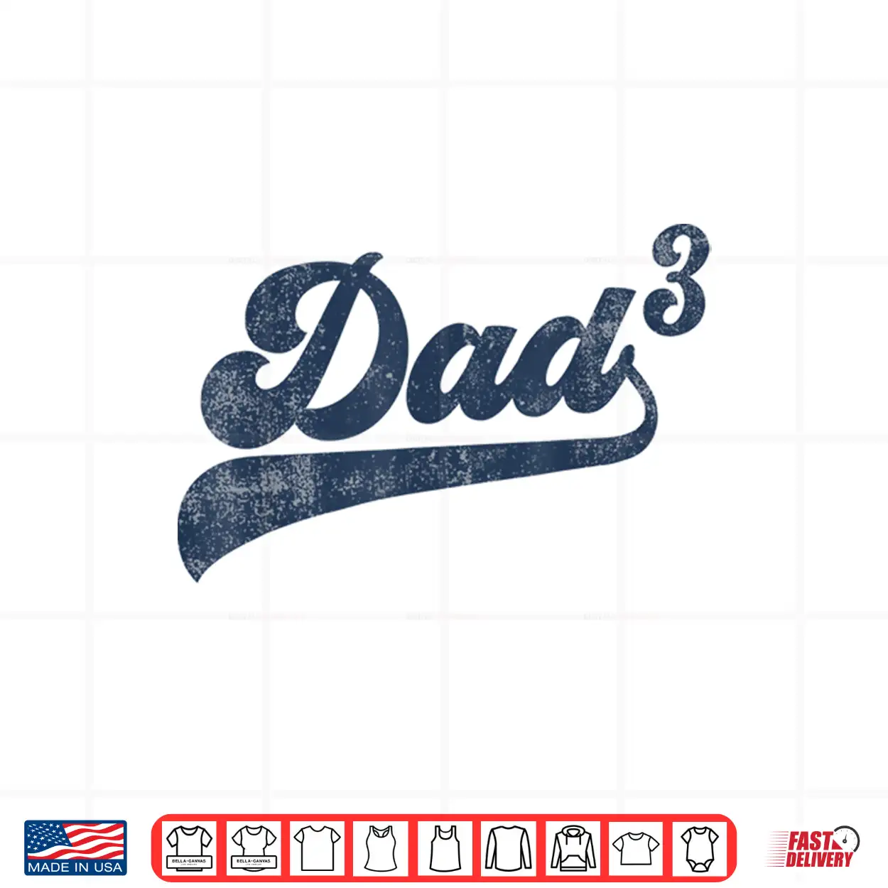 Mens Dad3 Dad Cubed Gifts Father Of Three Daddy 3 Third Time Dad Shirt Mens Dad3 Dad Cubed Gifts Father Of Three Daddy 3 Third Time Dad Shirt