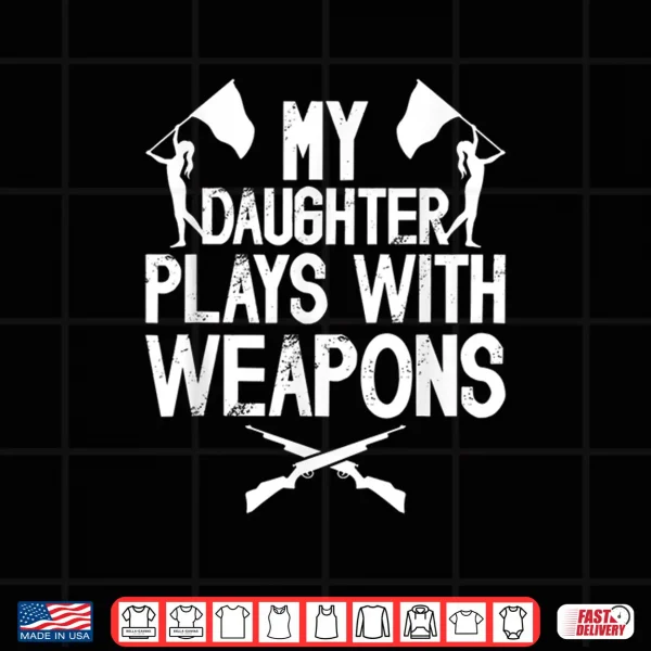 Design Mens Funny Color Guard Dad Of A Color Guard Member Dad Guard Dad Shirt