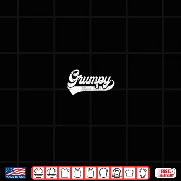 Mens Grumpy Vintage Retro Father'S Day For Papa Grandpa Shirt 4 Design Mens Grumpy Vintage Retro Fathers Day for Papa Grandpa Shirt