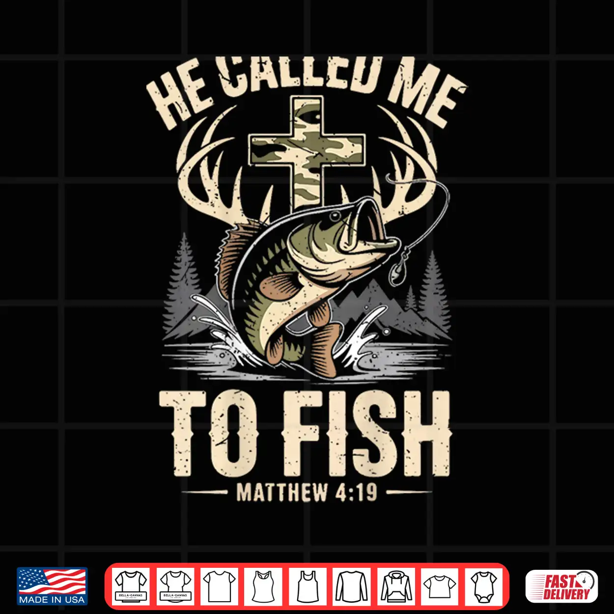 Mens He Called Me To Fish Christian Fisherman Fishing Faith Shirt Mens He Called Me To Fish Christian Fisherman Fishing Faith Shirt