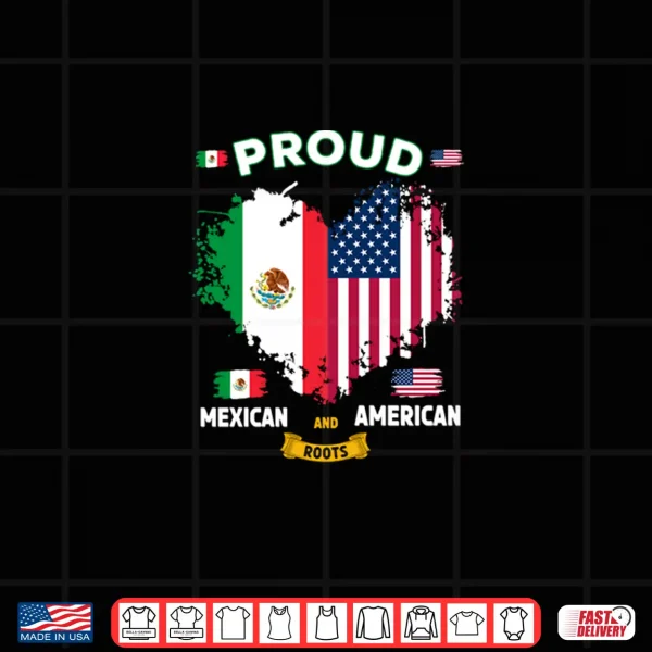 Design Mexican American Flag Outfit Idea For Kids Mexico Flag Shirt