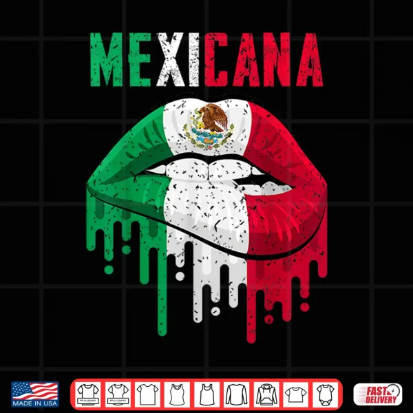 Design Mexican Flag Shirt Girl Women Kids Toddler Mexicana Pride Shirt