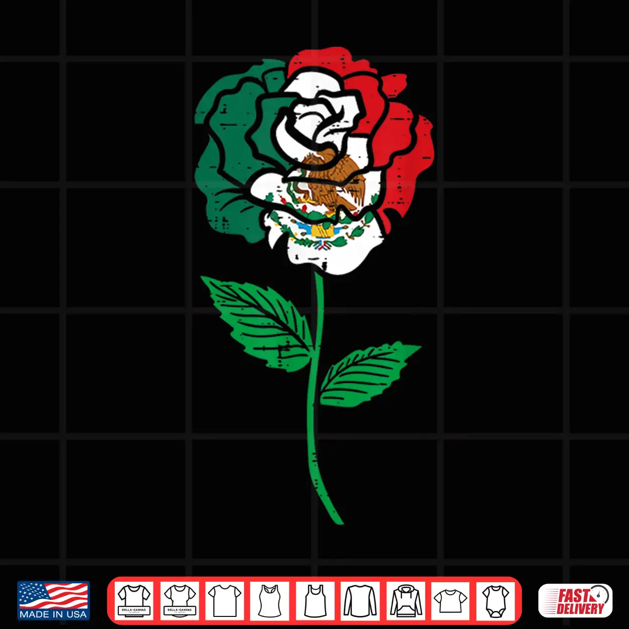 Mexico Flag Rose Mexican Independence Day Women Girls Kids Shirt Mexico Flag Rose Mexican Independence Day Women Girls Kids Shirt