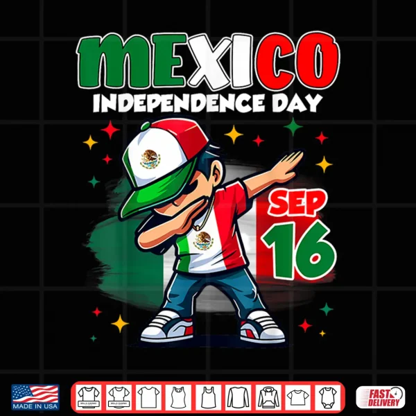 Mexico Independence Day September 16 Celebration Boys Shirt 4 Design Mexico Independence Day September 16 Celebration boys Shirt