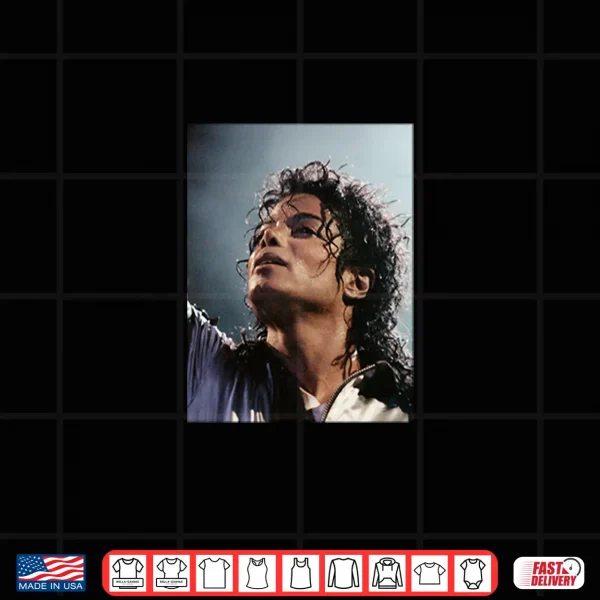 Design Michael Jackson Bad Album Live World Tour 1988 Shirt
