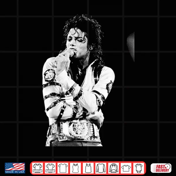 Design Michael Jackson Live Bad World Tour Aintree 1988 Shirt