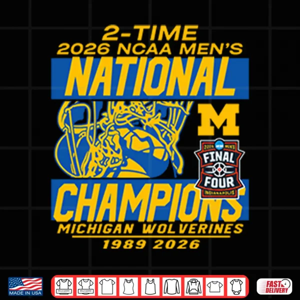 Design Michigan Wolverines National Champions 1989 2026 Shirt