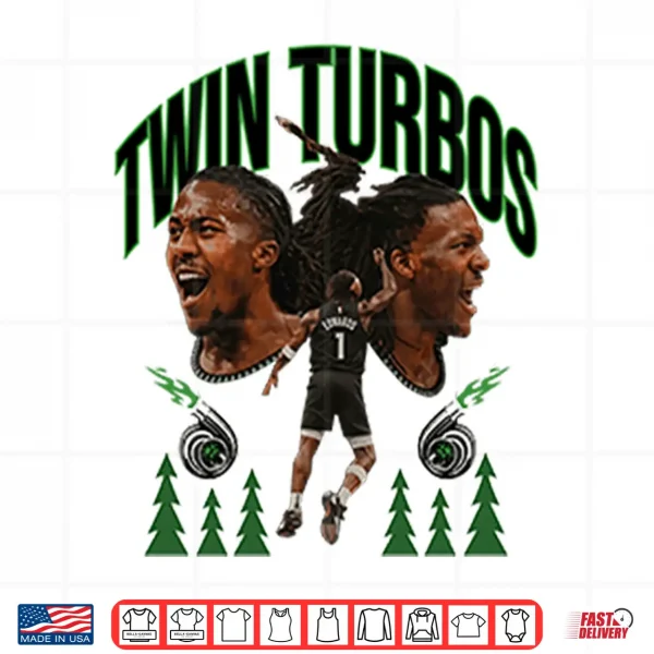 Design Minnesota Timberwolves Twin Turbos Shirt