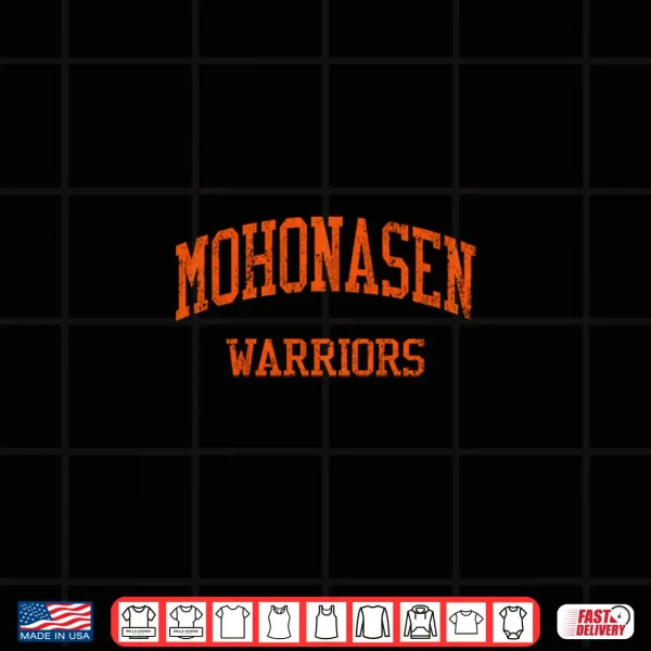 Design Mohonasen High School HS Schenectady NY Vintage Sports Shirt