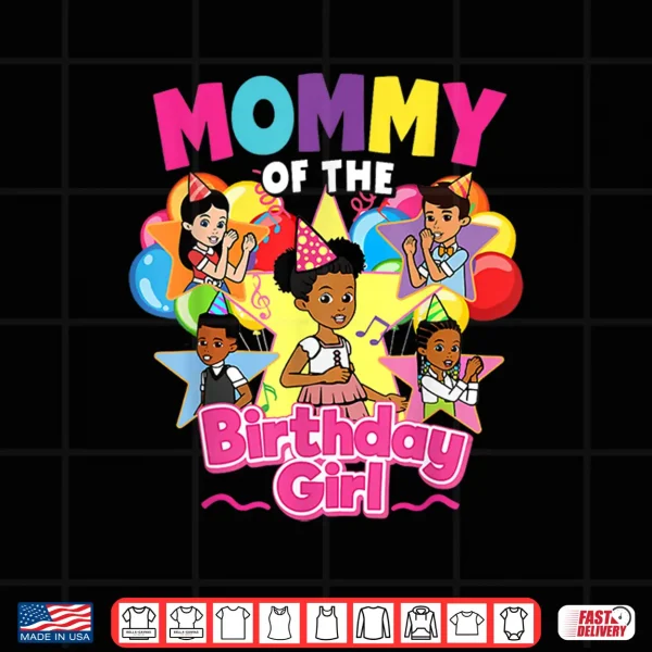 Design Mommy Birthday Girl Gracie Pink Doll Family Decorations Shirt