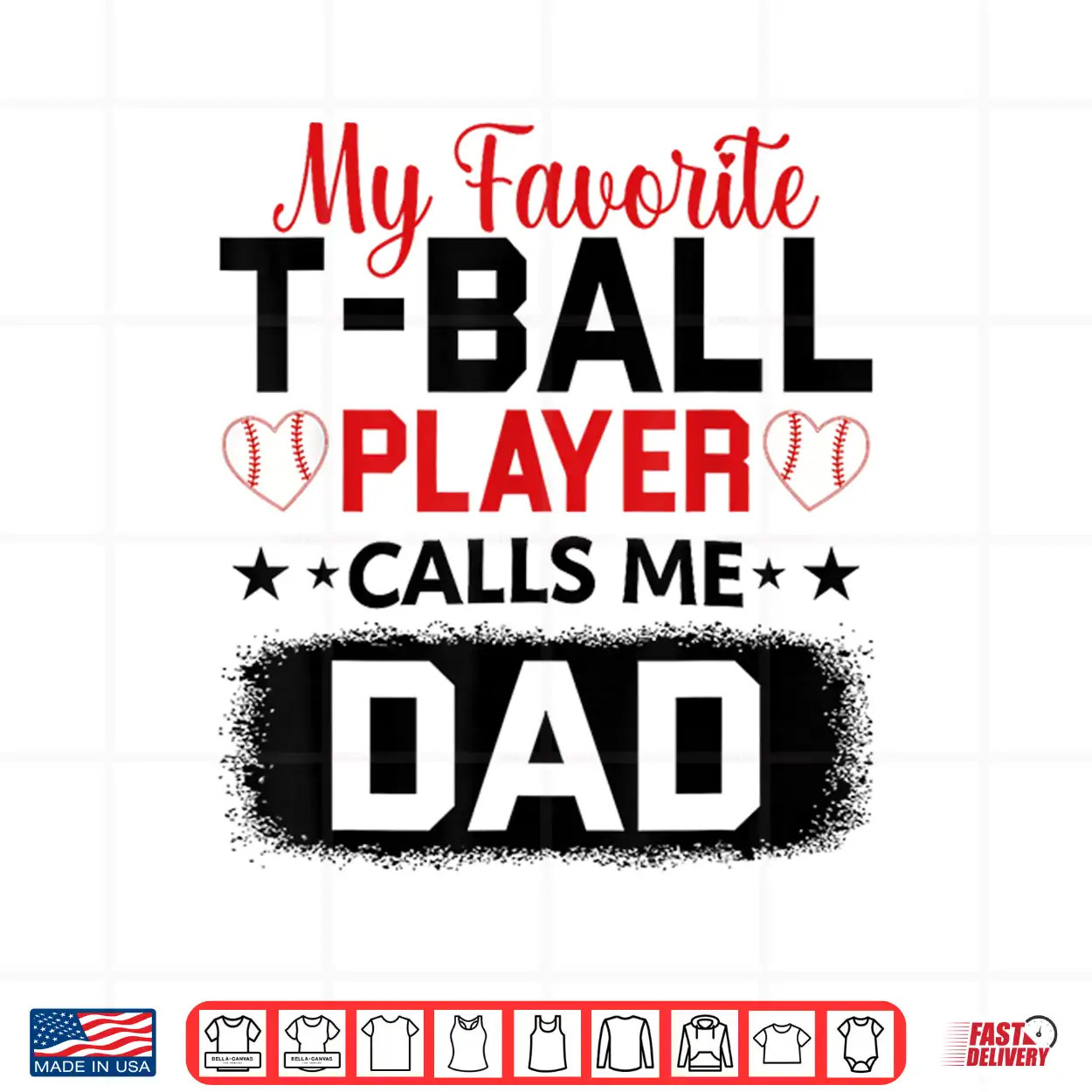 My Favorite T Ball Player Calls Me Dad Father’S Day Shirt My Favorite T Ball Player Calls Me Dad Father’S Day Shirt