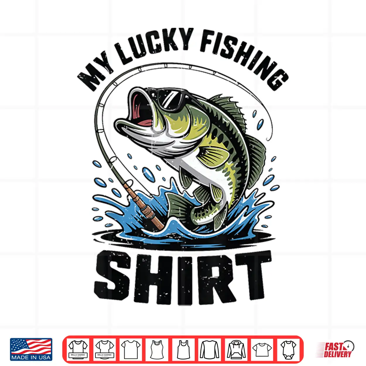 My Lucky Fishing Shirt Bass Fish Funny Fishing Boy Toddler Shirt My Lucky Fishing Shirt Bass Fish Funny Fishing Boy Toddler Shirt