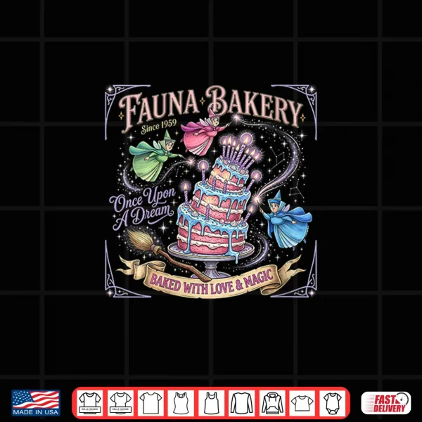 Design Once Upon A Dream Fauna Bakery Magical Baking Shirt