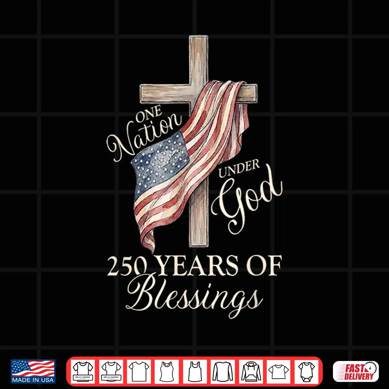 One Nation Under God 250 Years 250Th Anniversary Usa Women Shirt One Nation Under God 250 Years 250Th Anniversary Usa Women Shirt
