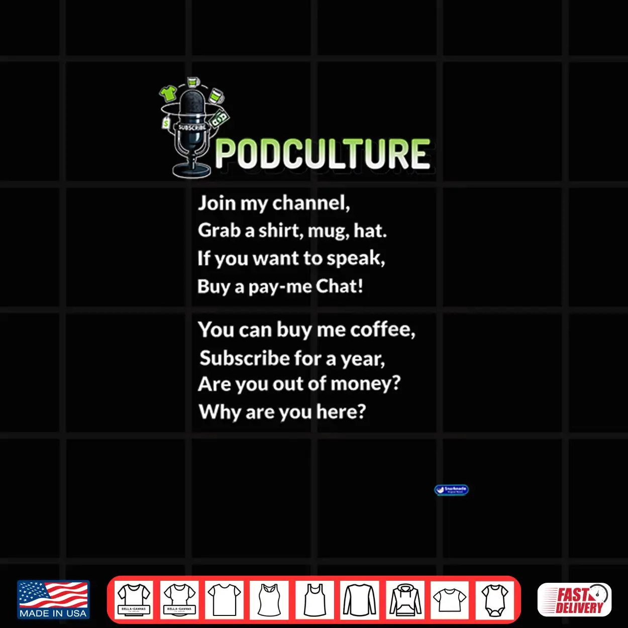 Podculture (The World Of Podcasting) Shirt Podculture (The World Of Podcasting) Shirt