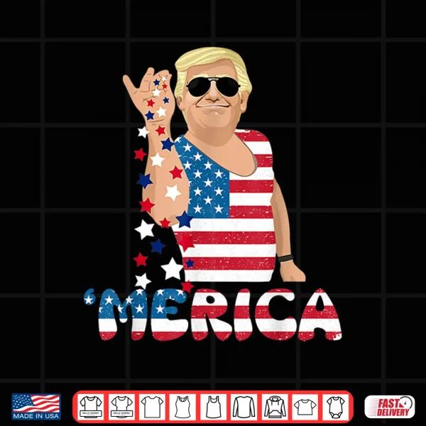 Design Patriotic Trump 4th of July America Freedom Independence Day Shirt