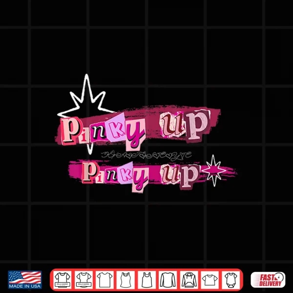 Design Pinky Up Katseye Inspired Fan Design Pink Music Lover Style Shirt