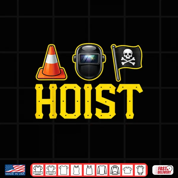 Design Pittsburgh Hoist The Traffic Cone 3 Icons Shirt