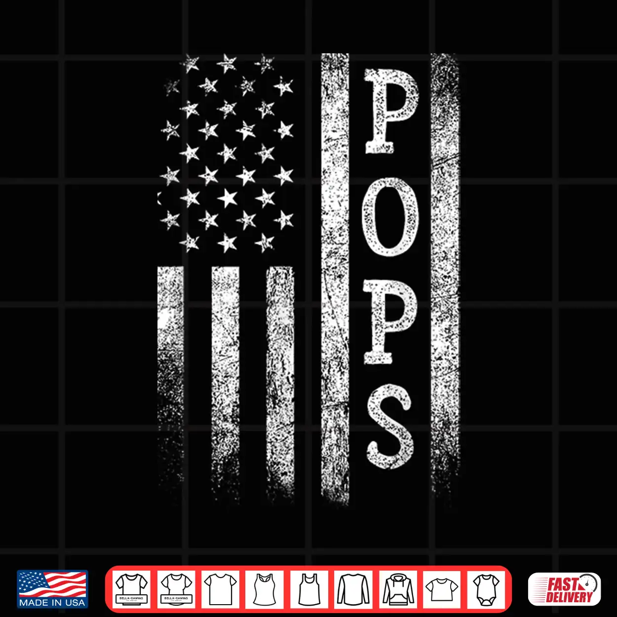 Pops American Flag Pops Gifts Patriotic Father’S Day Shirt Pops American Flag Pops Gifts Patriotic Father’S Day Shirt