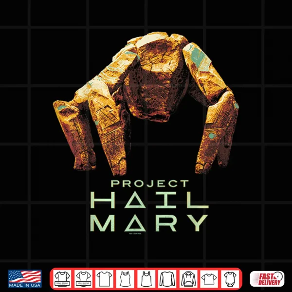 Design Project Hail Mary Rocky The Alien Portrait Shirt