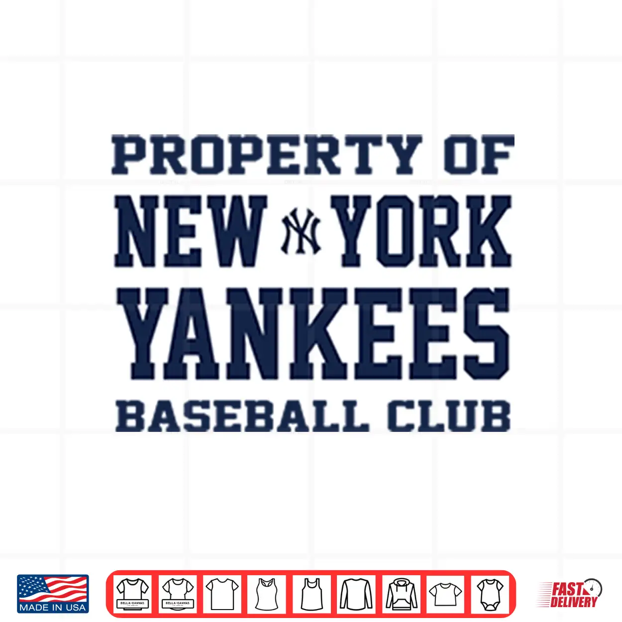 Property Of New York Yankees Baseball Club Shirt Property Of New York Yankees Baseball Club Shirt