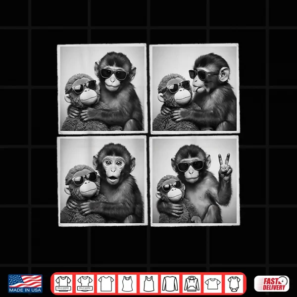 Design Punch Monkey Orangutan Toy Viral Video Meme Shirt