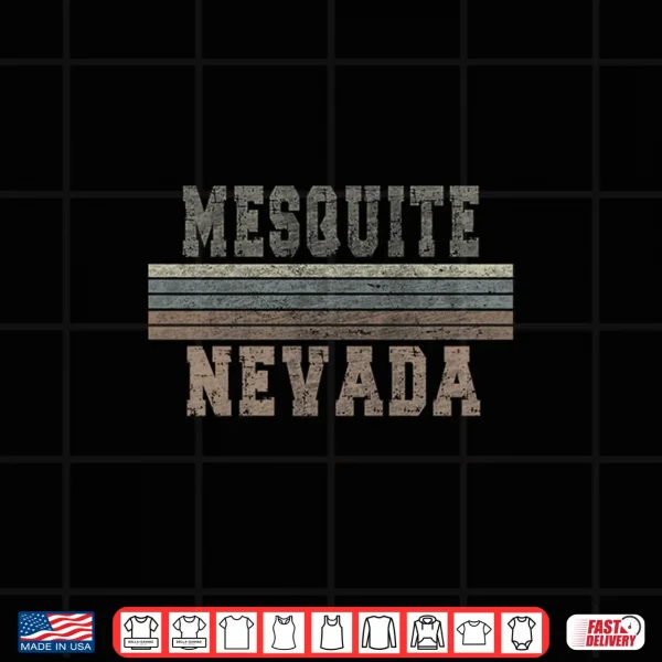 Design Retro Mesquite Nevada Shirt