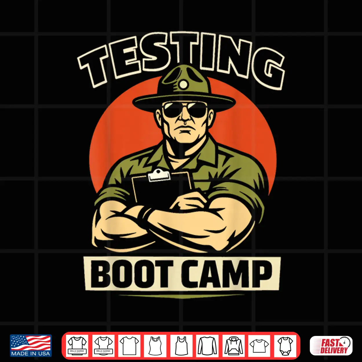 Rock The Test Music Teacher Testing Boot Camp Design Funny Shirt Rock The Test Music Teacher Testing Boot Camp Design Funny Shirt