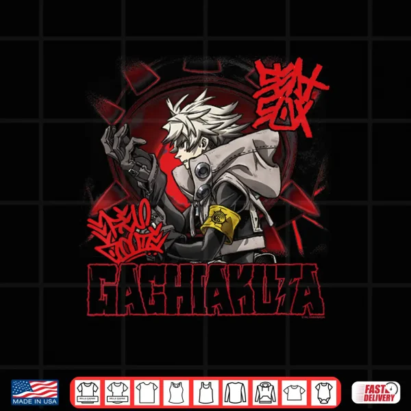 Design Rudo Graffiti with Eye Portrait and Logo Anime Shirt