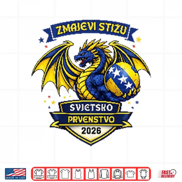 Design Stizu Zmajevi Bosnian World Cup Competition Shirt