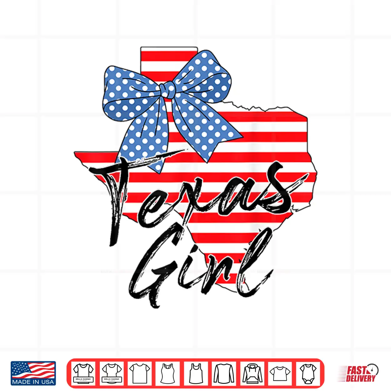 Texas Girl Texas Independence Day Coquette Bow Texan Girls Shirt Texas Girl Texas Independence Day Coquette Bow Texan Girls Shirt