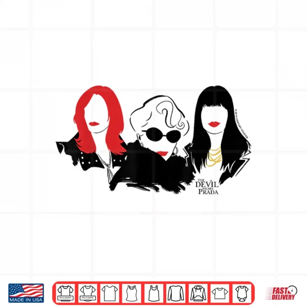 Design The Devil Wears Prada Red Lip Trio Shirt