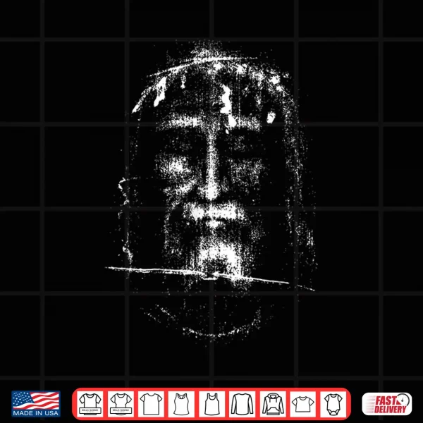 Design The Holy Face Shroud of Turin Jesus Christ Face Religious Shirt