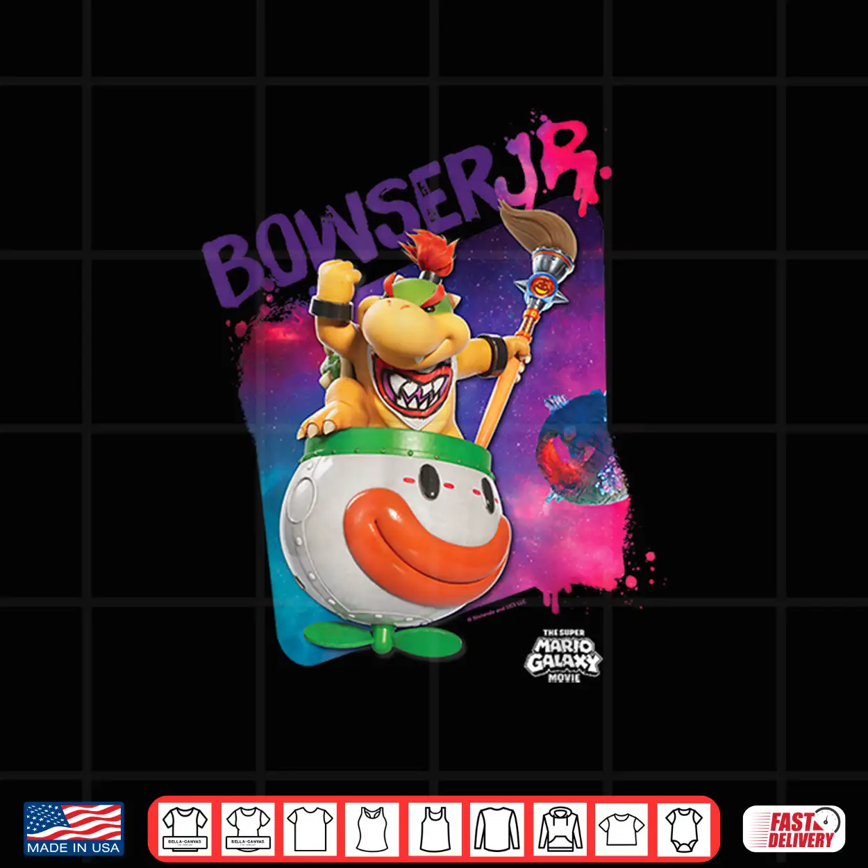 The Super Mario Galaxy Movie Bowser Jr Shirt The Super Mario Galaxy Movie Bowser Jr Shirt