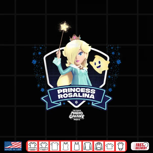 The Super Mario Galaxy Movie Princess Rosalina Champion Shirt 4 Design The Super Mario Galaxy Movie Princess Rosalina Champion Shirt