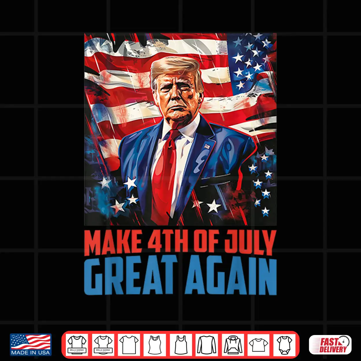 Trump 2024 Make 4Th Of July Great Again Independence Day Shirt Trump 2024 Make 4Th Of July Great Again Independence Day Shirt