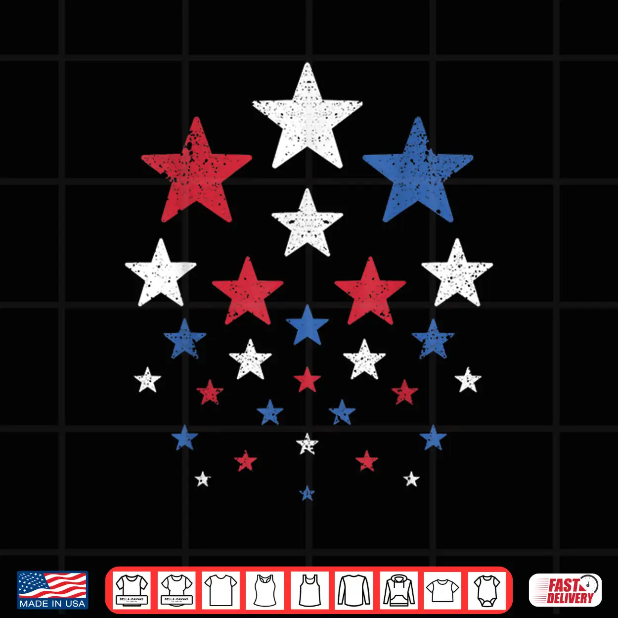 Usa American Flag Patriotic Red White Blue Stars 4Th Of July Shirt Usa American Flag Patriotic Red White Blue Stars 4Th Of July Shirt