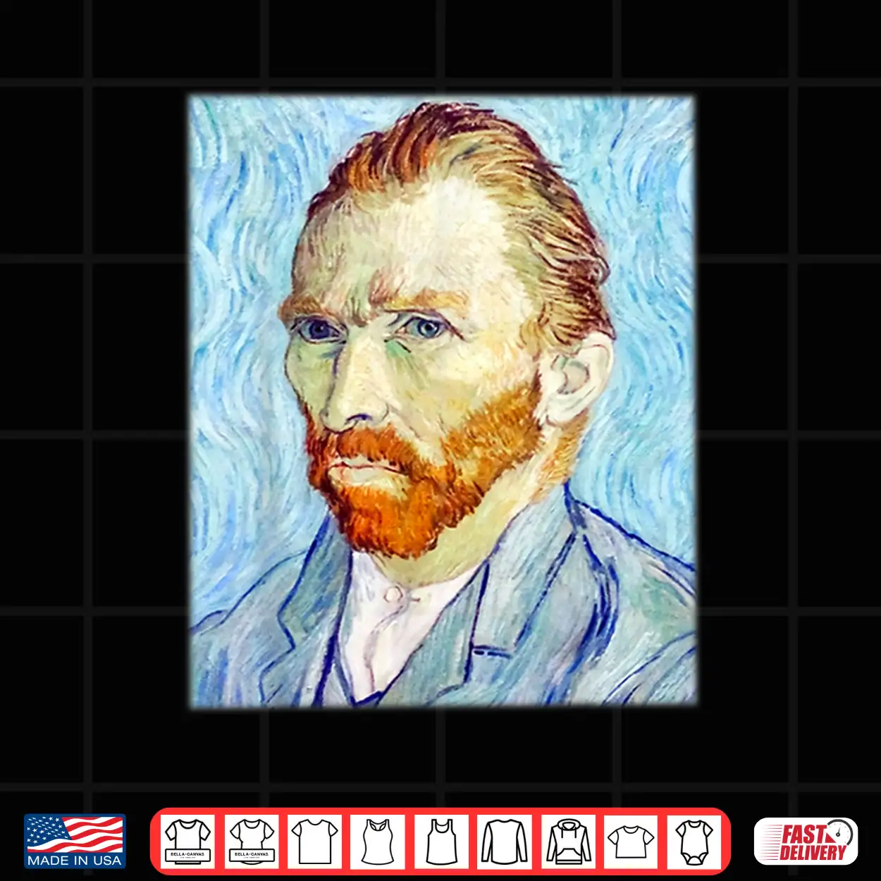 Vincent Van Gogh Self Portrait Shirt Vincent Van Gogh Self Portrait Shirt