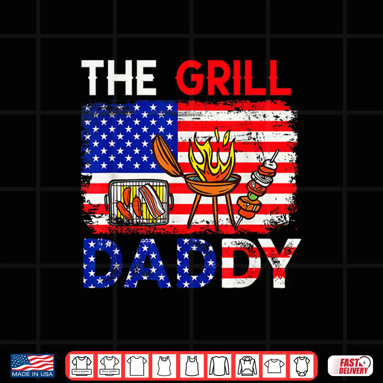 Vintage American Flag The Grill Dad Costume Bbq Grilling Shirt Vintage American Flag The Grill Dad Costume Bbq Grilling Shirt