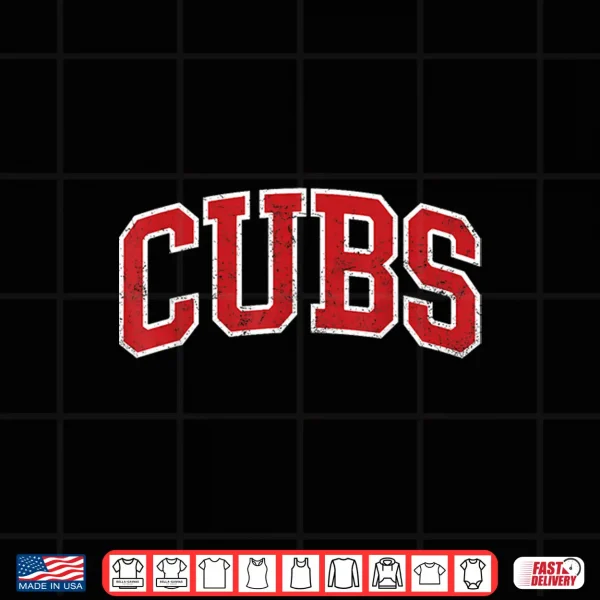 Design Vintage Cubs Gifts for Men Women Boys Girls Kids Shirt