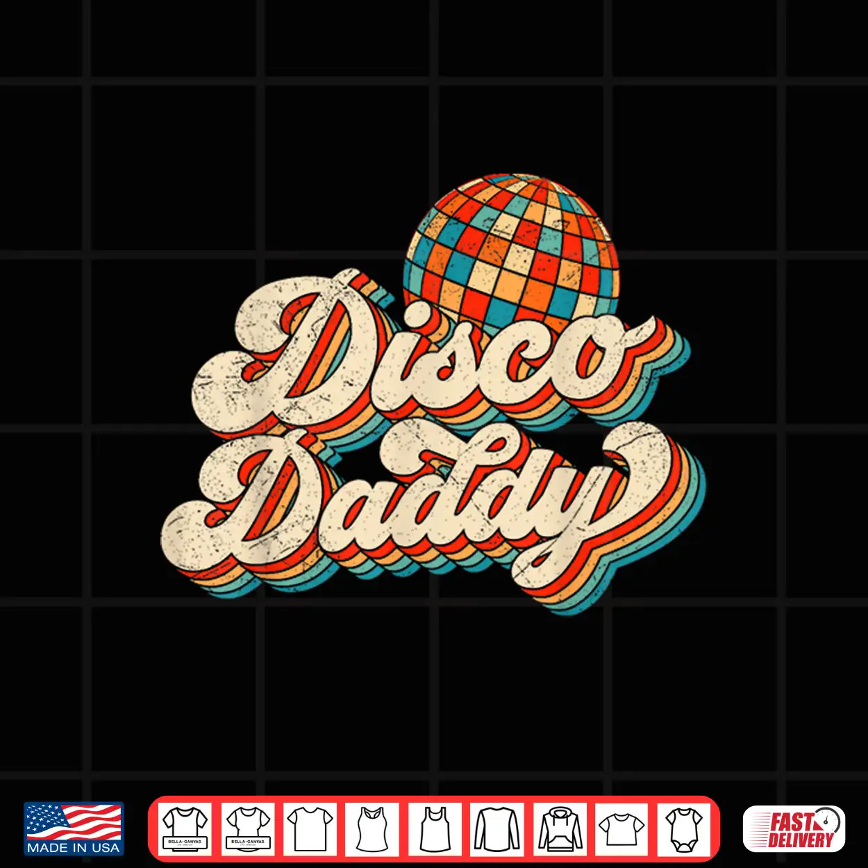 Vintage Disco Daddy Retro Matching 60’S 70S Mens Dad Grandpa Shirt Vintage Disco Daddy Retro Matching 60’S 70S Mens Dad Grandpa Shirt