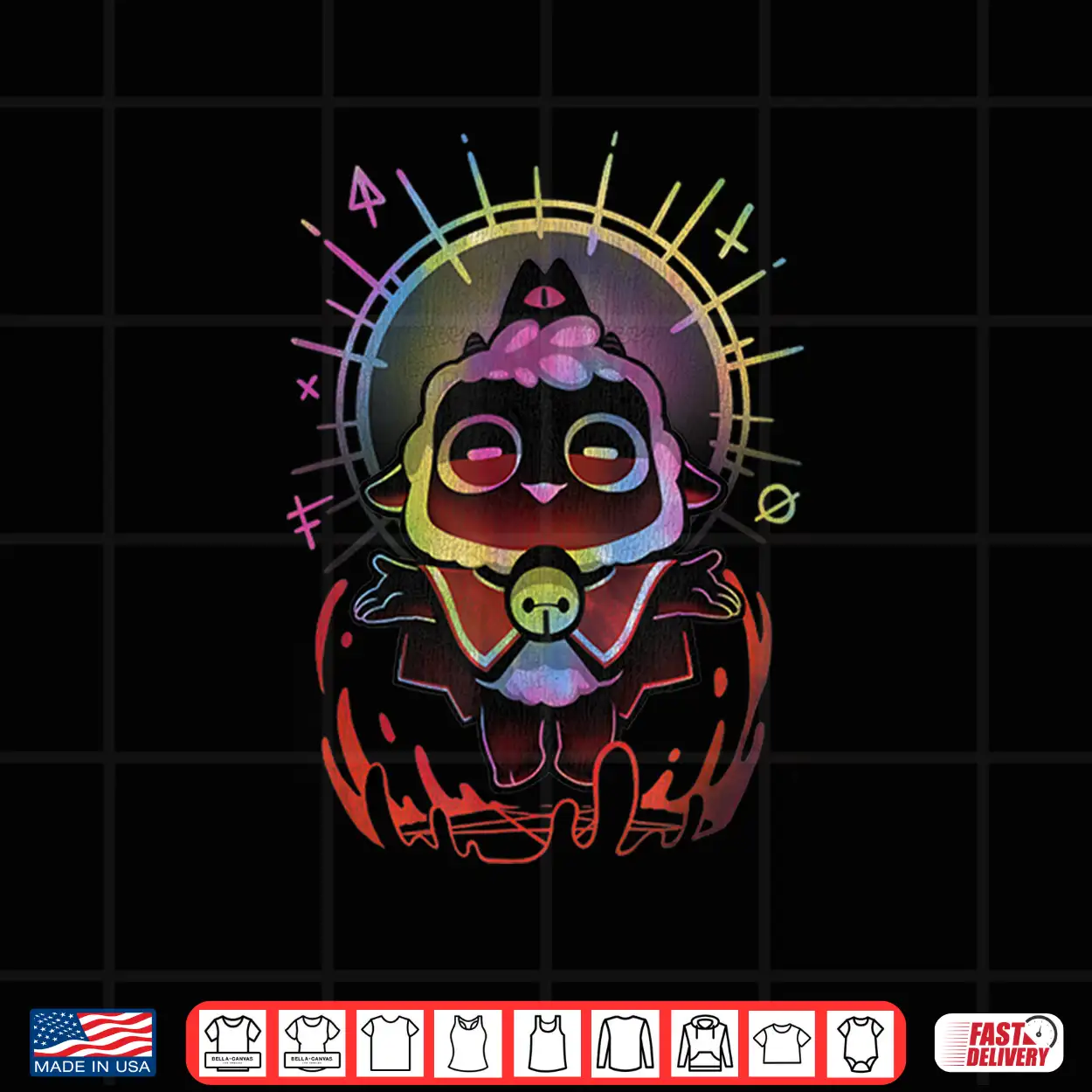 Vintage Tie Dye Cult Cute Lamb Magic Gamer Tee Shirt Vintage Tie Dye Cult Cute Lamb Magic Gamer Tee Shirt